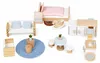 ECOTOYS EF4175 Puppenhaus im Koffer, zweistöckig, mit 20 Produktbild-Vorschau 7