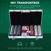 HOMCOM Pokerkoffer Pokerset Pokerchips 4/5 Farben 2 x Produktbild-Vorschau 5