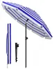 VOUNOT® Sonnenschirm Strandschirm 200cm mit Tragetasche und Produktbild-Vorschau 1