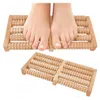 Rouleau de massage des pieds traditionnel en bois 2x5 Voir les images du produit 2