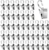 80 Stück Edelstahl Metall Vorhang Clips Mit Haken, Gardinen Produktbild-Vorschau 1