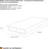 1,95 Meter | PVC Deckleiste 30mm | Farbe = Weiss | Produktbild-Vorschau 2