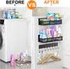 Magnetische Gewürzregal für Kühlschrank, 3er Küchenregal Produktbild-Vorschau 5