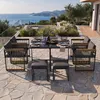 Flieks Rattan Gartenlounge-Set 6 Sitzer, Gartenmöbelset Produktbild-Vorschau 3