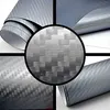 (5,91€/m²) Rapid Teck® 3D Carbon Folie Silbergrau Autofolie Produktbild-Vorschau 4