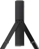 A side view of a black warning light with its tripod legs extended. Produktbild-Vorschau