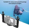 Andoer potápěčské vybavení pro fotoaparáty s dvojitou Náhled obrázku produktu 7