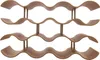 portabottiglie a forma di onda in legno sostenibile per 14 Anteprima dell’immagine prodotto 2