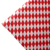 50m x 0,75m JUNOPAX® Geschenkpapier Raute rot-weiß Produktbild-Vorschau 2