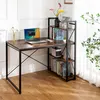 xDays Schreibtisch 120x60 cm mit Regal – Computertisch im Produktbild-Vorschau 8