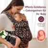 Momcozy Marsupio in 100% cotone – Baby carrier per neonati Anteprima dell’immagine prodotto 5