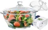 Luminarc Granity Glasschale Vase mit Deckel 2.5l Produktbild-Vorschau 2