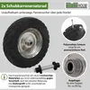 2x Schubkarrenrad pannensicher Vollgummi 4.80/4.00-8 Produktbild-Vorschau 2