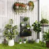 Outsunny Jardiniššre avec treillis, brise-vue paravent, Voir les images du produit 2