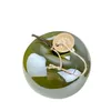 Dekoaufsteller Perly Apfel Porzellan H 7/9 cm Ø 7/11 cm Produktbild-Vorschau 4