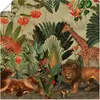 ARTland Poster Vintage Afrika Dschungel Tier Safari Größe: Produktbild-Vorschau 1