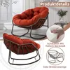 A living room or balcony setting with two rocking chairs and promotional text. Anteprima dell’immagine prodotto
