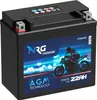 NRG AGM Motorradbatterie YTX20-BS 22Ah 12V Produktbild-Vorschau 2