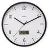 Hama Lanzarote, Wand, Funkgesteuerte Uhr, Kreis, Schwarz, Produktbild-Vorschau 1