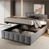 okwish boxspring postel, polstrované lůžko 180 x 200 cm, Náhled obrázku produktu 1