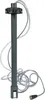 A gray pole-like device with tubes and a cable, isolated on a white background. Produktbild-Vorschau