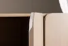 A close-up shot of the edge of a wooden cabinet or shelf. Produktbild-Vorschau