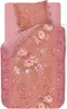 A folded duvet cover and pillowcase set with a floral pattern. Produktbild-Vorschau