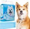 A package of dog training pads and a dog are shown against a white background. Podgląd zdjęcia produktu