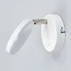 Lindby LED-Wandlampe Milow, weiß, 9,6 cm hoch, Schalter Produktbild-Vorschau 8
