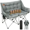 Doppel-Campingstuhl · Klapp-Outdoor-Loveseat · 6 cm dickes Produktbild-Vorschau 3