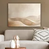 Leinwandbilder 80x60 cm - Beige Abstrakt, moderne Produktbild-Vorschau 5