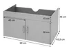 Waschbeckenunterschrank MCW-D16, Waschtischunterschrank Produktbild-Vorschau 9