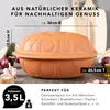 Römertopf Bräter 3,5 L Terrakotta Schmortopf, 40 Jahre Produktbild-Vorschau 5