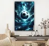 MuchoWow® - Leinwandbilder - Fußball - Galaxie - Raumfahrt Produktbild-Vorschau 7