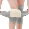 Knieschoner Elastische Kniebandage Winter Weich Wolle Produktbild-Vorschau 3