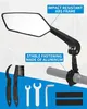 2 Fahrradspiegel mit schraubbaren Aluminium-Lenkerklemmen Produktbild-Vorschau 2