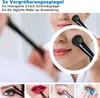 LED Badezimmer Spiegel mit Uhr 3-fache Vergrößerung Produktbild-Vorschau 4