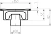 Chuděj Podlahová vpusť Neptun DN50/82 x N 150 x 150 mm Náhľad obrázku produktu 4