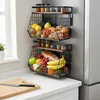 Relaxdays Obstkorb Wandregal 2er Set, Küchenorganizer Produktbild-Vorschau 2