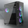 A computer tower case with RGB fans. Podgląd zdjęcia produktu