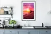 MuchoWow® Gerahmtes Poster Steg - Wasser - Sonne - Rosa - Produktbild-Vorschau 4