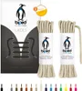 biped LACES 2 Paar runde Schnürsenkel aus Baumwolle ø 3,5 Produktbild-Vorschau 1