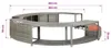 vidaXL Bordure de spa Gris Poly rotin Voir les images du produit 7