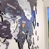 ColorfullWorlds 3D Holz-Weltkarte Wandkunst, UV Druck Produktbild-Vorschau 1