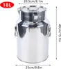 18L Milk Can Stainless Steel Milk Jug Beer Keg Fermenter Náhled obrázku produktu 4