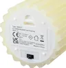 Bougie Led Cire Beige Gaufrée Flamme Vacillante Réaliste - Voir les images du produit 15