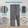 Sekey Fliegengitter Balkontür mit Magnet Tür Insektenschutz Produktbild-Vorschau 2