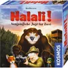 The image shows the box of a board game called Halali! Vergnügliche Jagd für Zwei. Anteprima dell’immagine prodotto