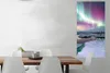 MuchoWow® Poster Nordlichter - Eis - Schnee 60x120 cm - Produktbild-Vorschau 2