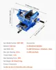 Etau machine VEVOR, largeur de mors 10,16 cm, étau croisé à Voir les images du produit 7
